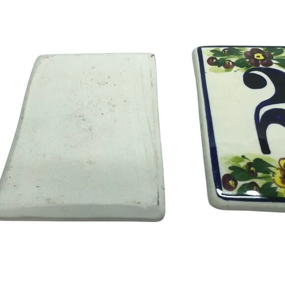 Handpainted house number tiles - Picture 4 of 4